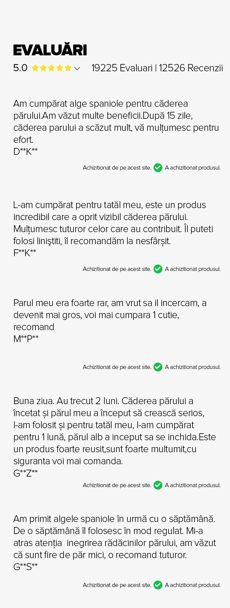 Alge Spaniole - Revitalizant pentru rădăcina părului cu formula Feridun Kunak ,  Mihail Pautov